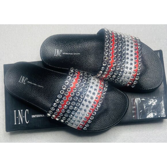 SZ 5M INC Womens Beach Spa Sliders Bling ( Comes With Extra Jewels) Comfortable - Picture 2 of 3